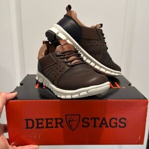 Boys Deer Stag Dressy Classy Sneakers